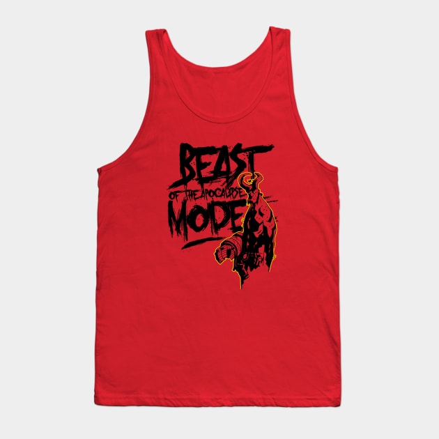 HELLBOY BEAST of the Apocalypse MODE Tank Top by ROBZILLA